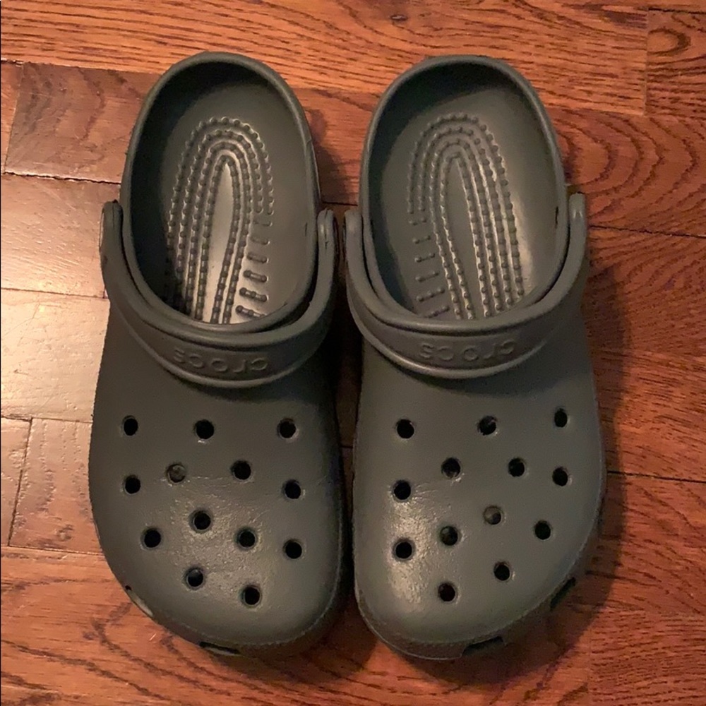 Grey Crocs